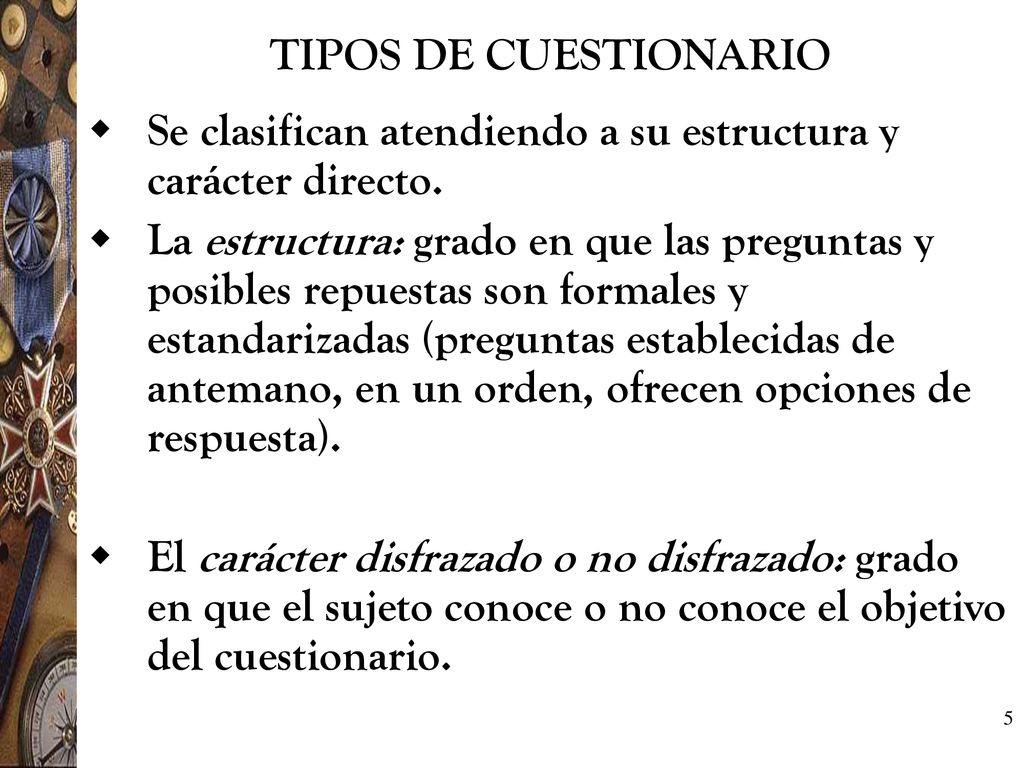 Cuestionario Concepto Ppt Descargar