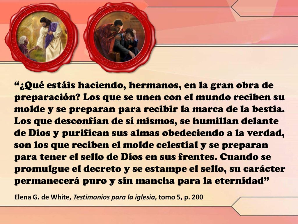 ¿Qué estáis haciendo, hermanos, en la gran obra de preparación