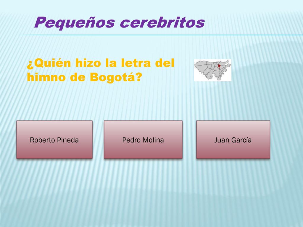 Pequeños cerebritos ¿Quién hizo la letra del himno de Bogotá
