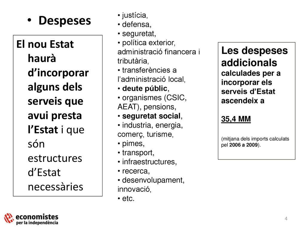 Despeses justícia, defensa, seguretat, política exterior, administració financera i tributària, transferències a l’administració local,