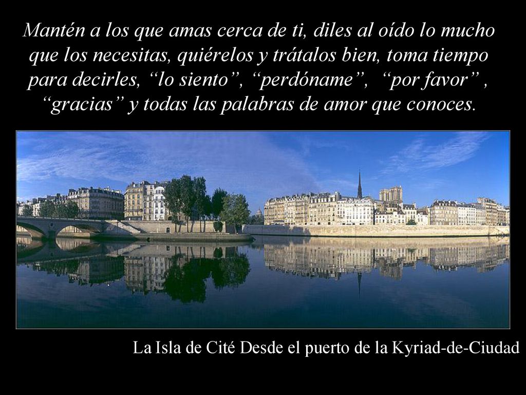 La Isla de Cité Desde el puerto de la Kyriad-de-Ciudad
