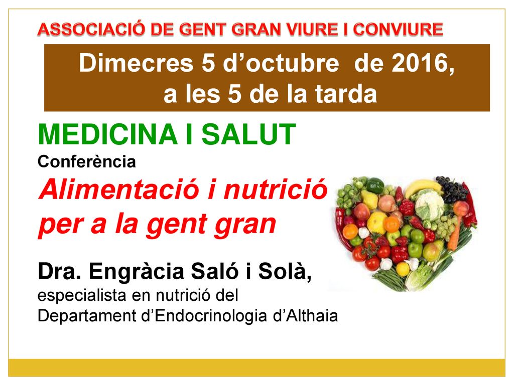 Dimecres 5 d’octubre de 2016, a les 5 de la tarda