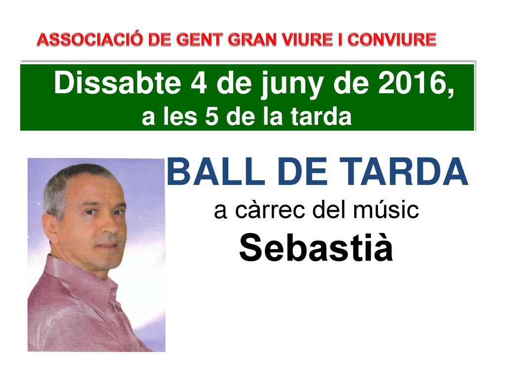 Dissabte 4 de juny de 2016, a les 5 de la tarda