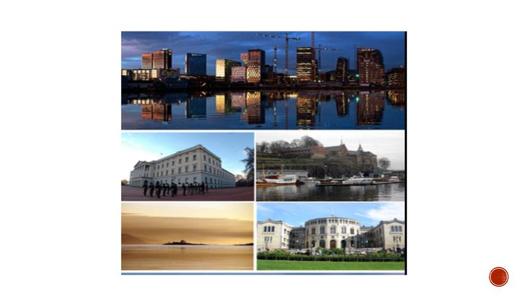 Ciudad de Oslo, capital y ciudad mas grande de Noruega con una población habitantes