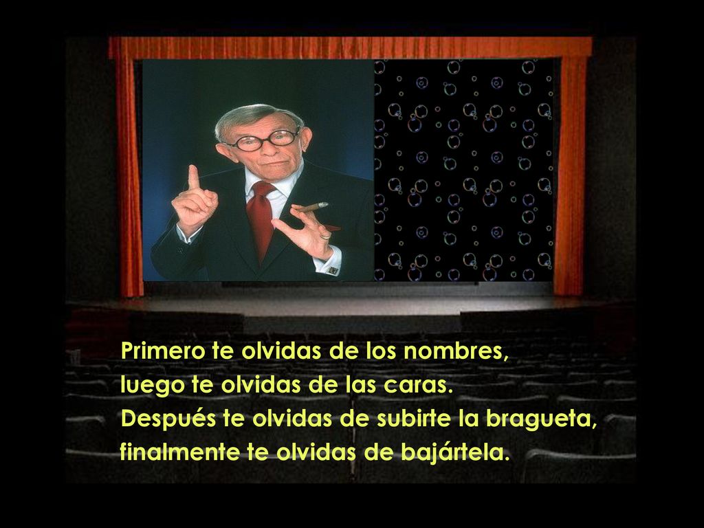 Primero te olvidas de los nombres, luego te olvidas de las caras