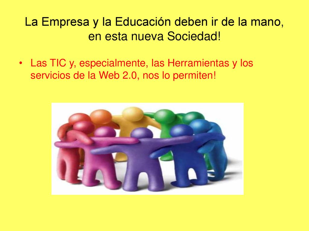 La Empresa y la Educación deben ir de la mano, en esta nueva Sociedad!