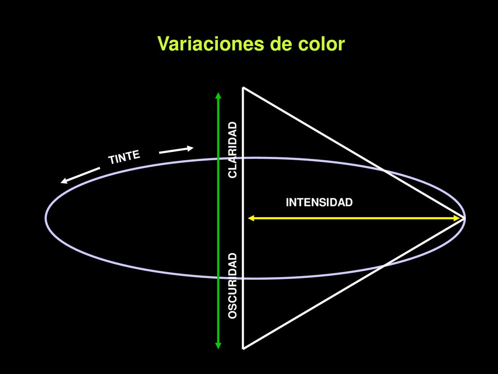 Variaciones de color CLARIDAD TINTE INTENSIDAD OSCURIDAD