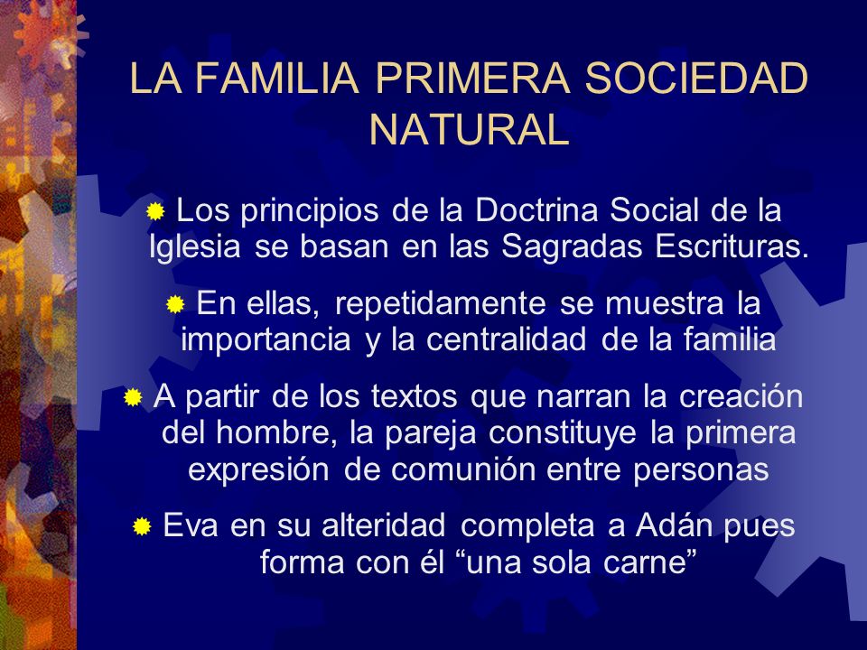 LA FAMILIA PRIMERA SOCIEDAD NATURAL