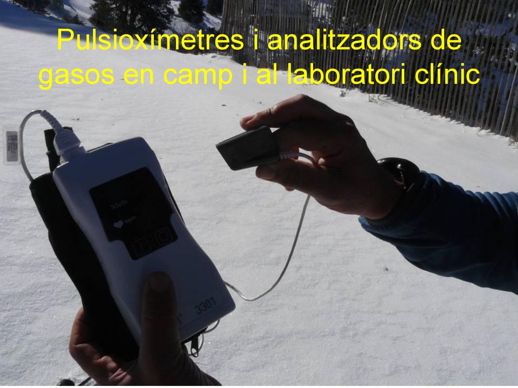 Pulsioxímetres i analitzadors de gasos en camp i al laboratori clínic