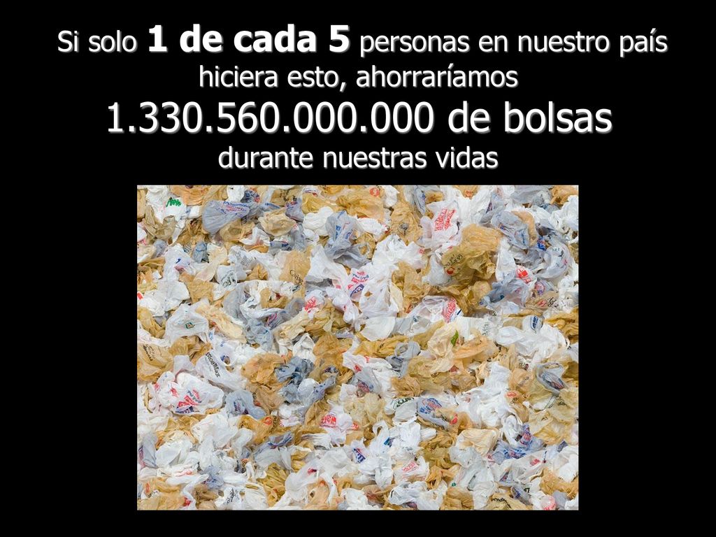 Si solo 1 de cada 5 personas en nuestro país hiciera esto, ahorraríamos de bolsas durante nuestras vidas
