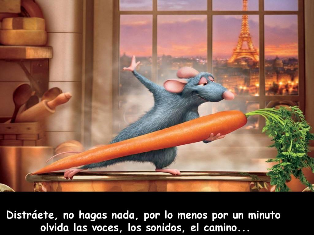 Distráete, no hagas nada, por lo menos por un minuto