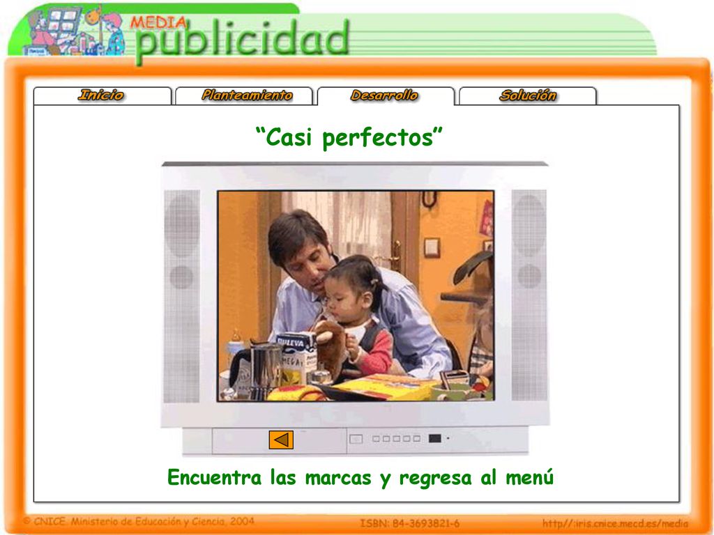 Encuentra las marcas y regresa al menú