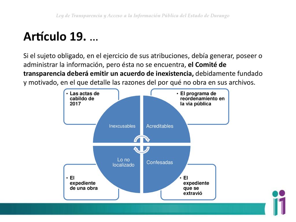 Ley de Transparencia y Acceso a la Información Pública del Estado de Durango
