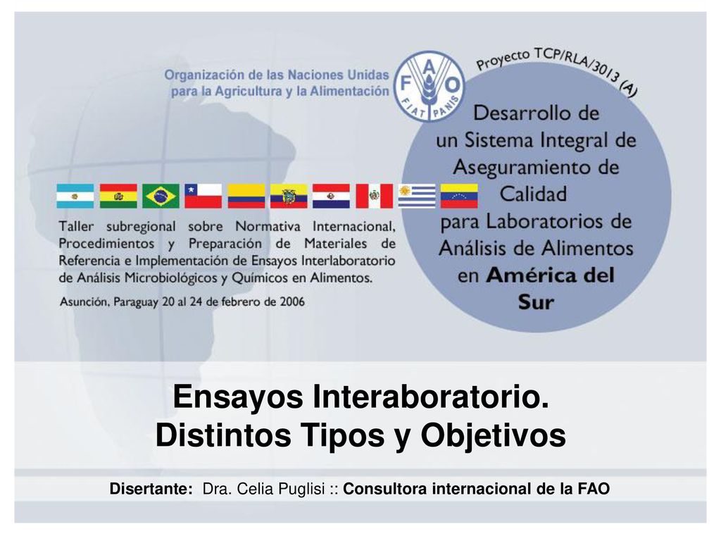Ensayos Interaboratorio. Distintos Tipos y Objetivos