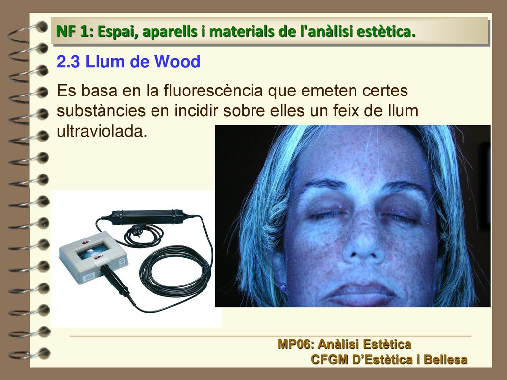 NF 1: Espai, aparells i materials de l anàlisi estètica.