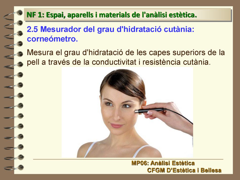 NF 1: Espai, aparells i materials de l anàlisi estètica.