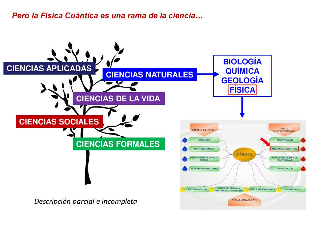 Pero la Física Cuántica es una rama de la ciencia…