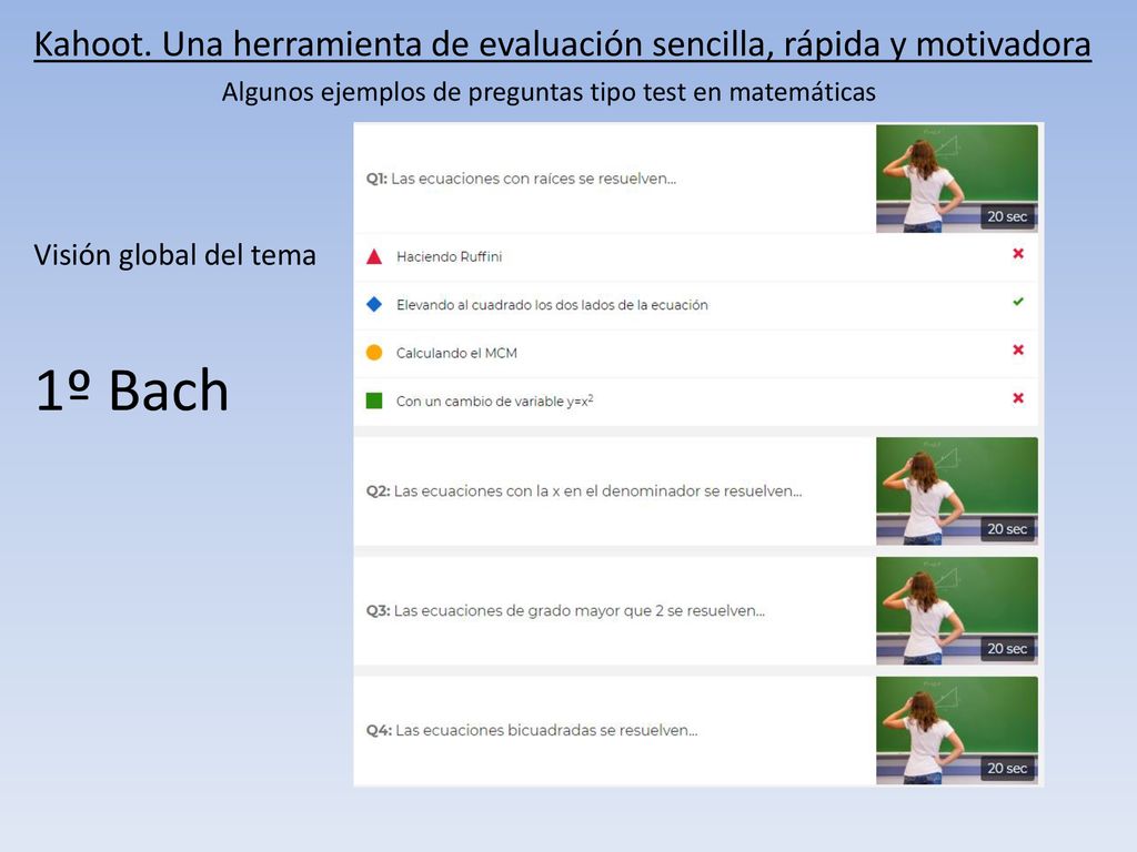 Kahoot. Una herramienta de evaluación sencilla, rápida y motivadora