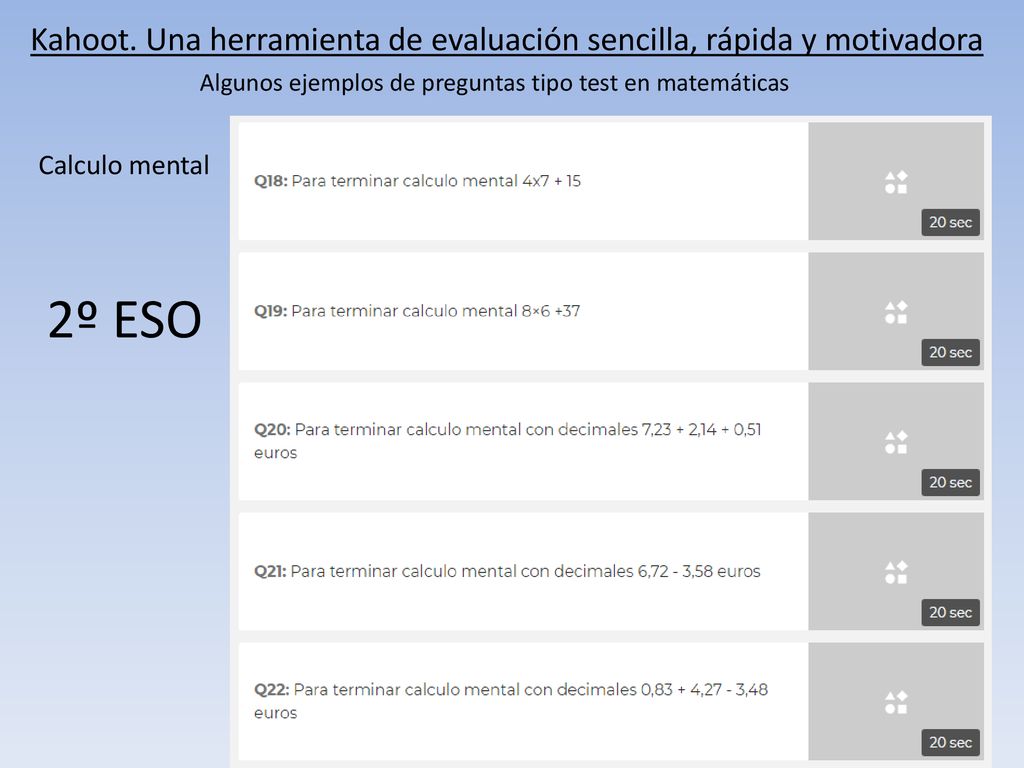 Kahoot. Una herramienta de evaluación sencilla, rápida y motivadora