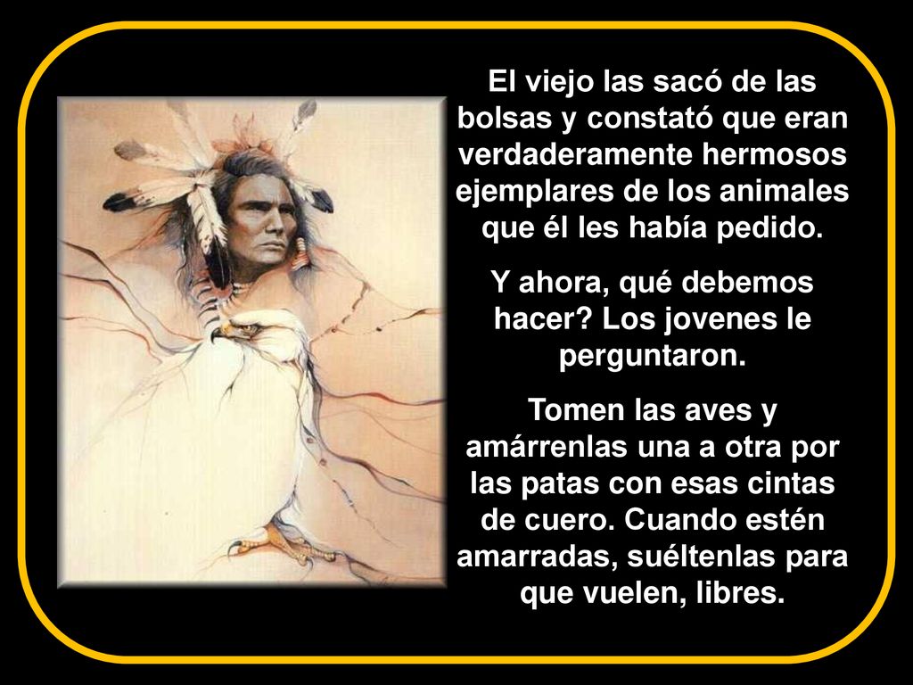 Y ahora, qué debemos hacer Los jovenes le perguntaron.