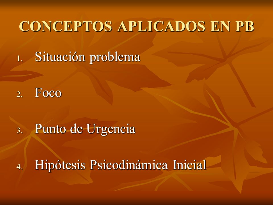 CONCEPTOS APLICADOS EN PB