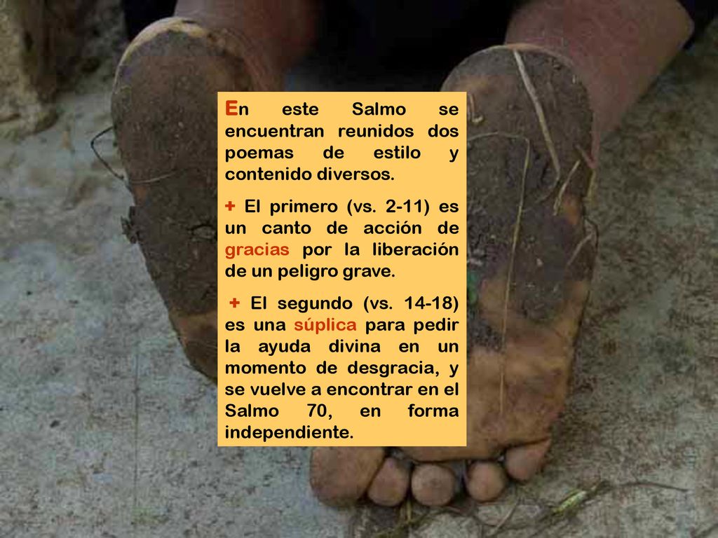 En este Salmo se encuentran reunidos dos poemas de estilo y contenido diversos.