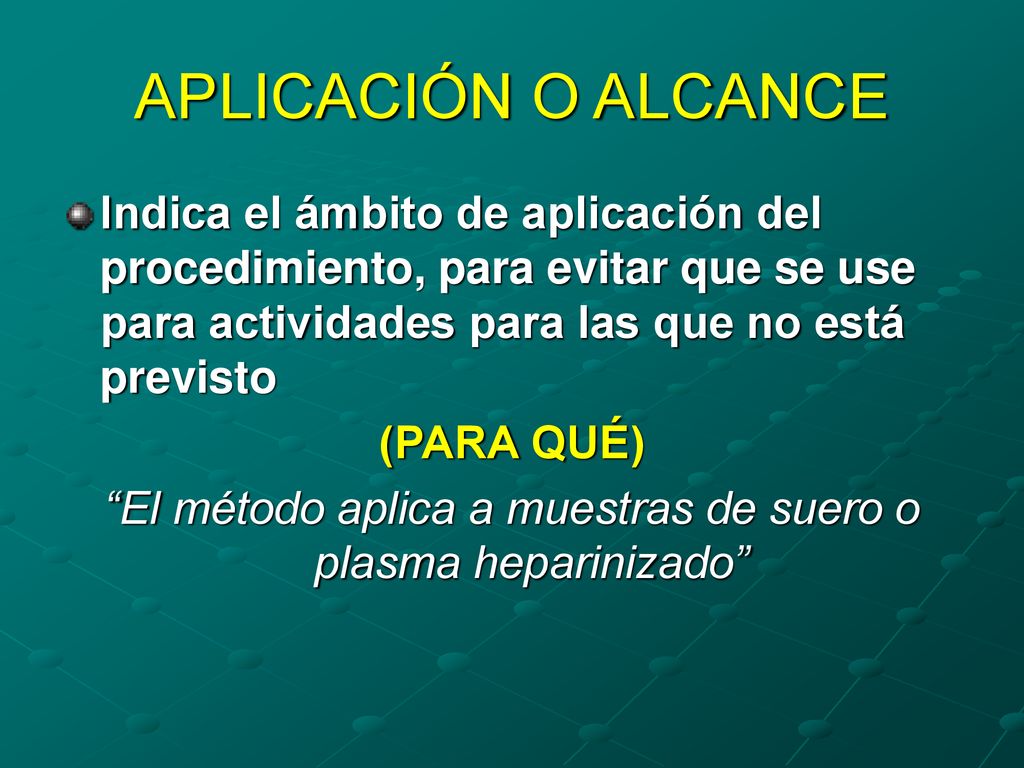 El método aplica a muestras de suero o plasma heparinizado