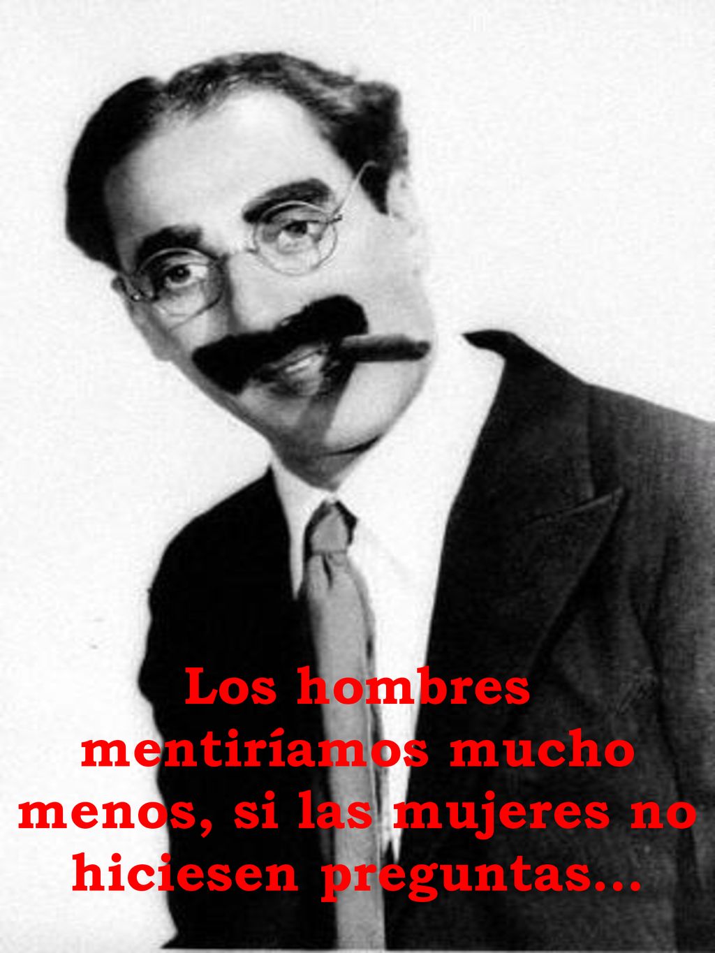 Los hombres mentiríamos mucho menos, si las mujeres no hiciesen preguntas…
