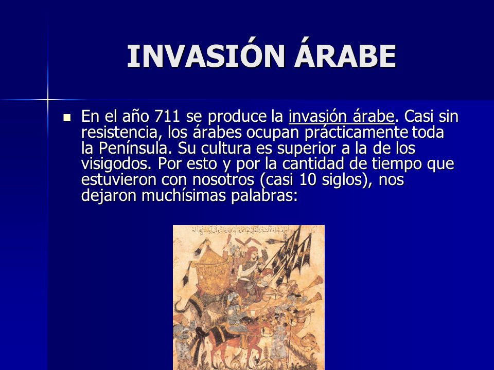 INVASIÓN ÁRABE