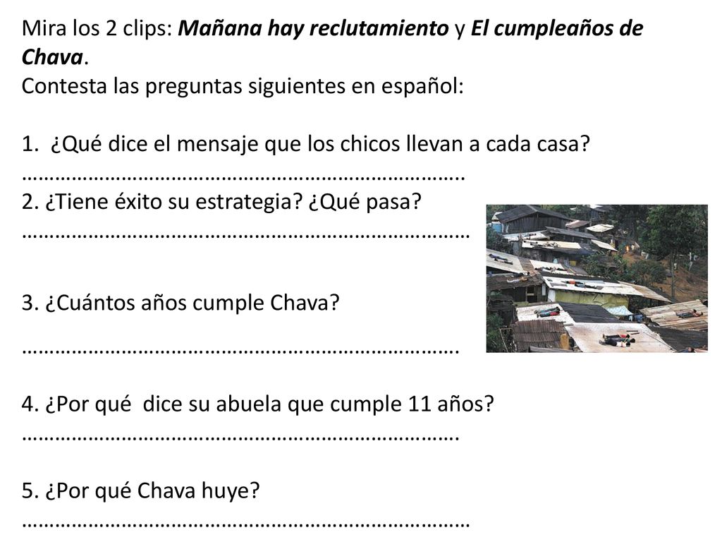 Mira los 2 clips: Mañana hay reclutamiento y El cumpleaños de Chava