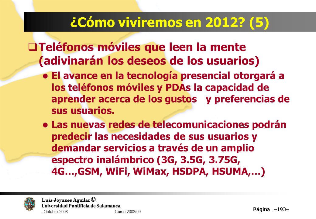 ¿Cómo viviremos en 2012 (5) Teléfonos móviles que leen la mente (adivinarán los deseos de los usuarios)