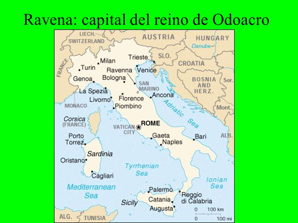 Ravena: capital del reino de Odoacro
