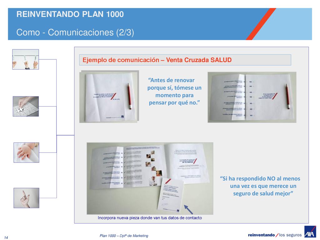 Incorpora nueva pieza donde van tus datos de contacto