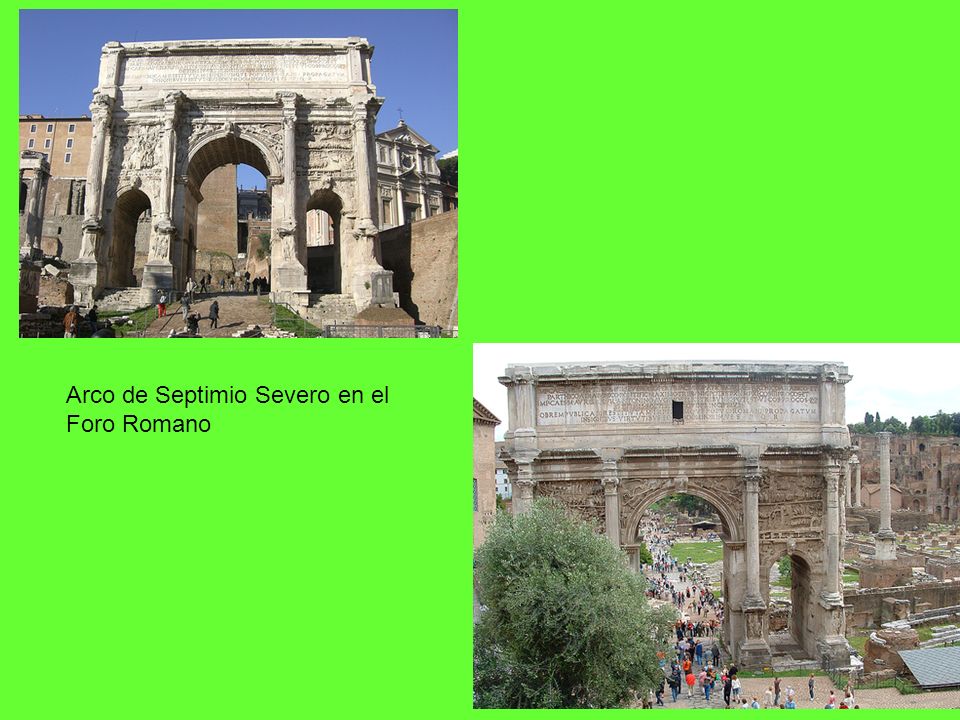 Arco de Septimio Severo en el Foro Romano