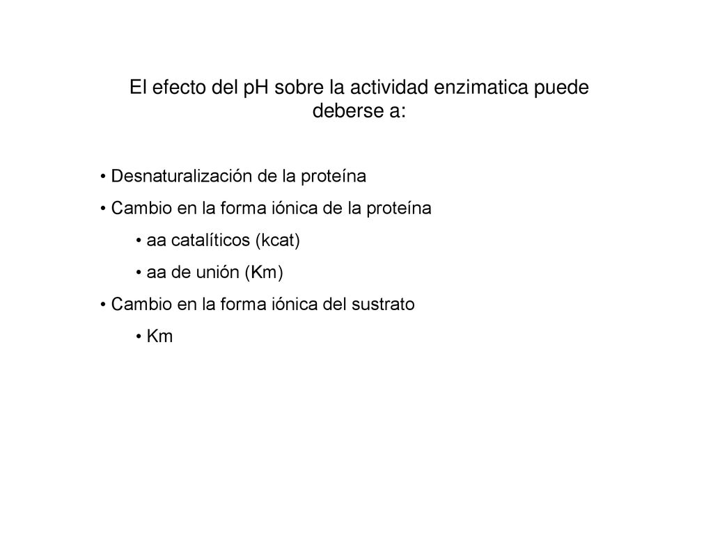 El efecto del pH sobre la actividad enzimatica puede deberse a: