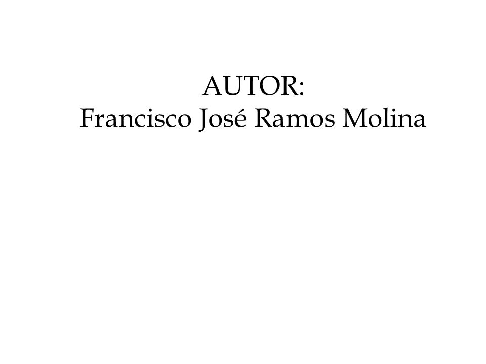 Francisco José Ramos Molina
