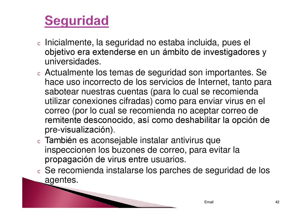 c Se recomienda instalarse los parches de seguridad de los agentes.