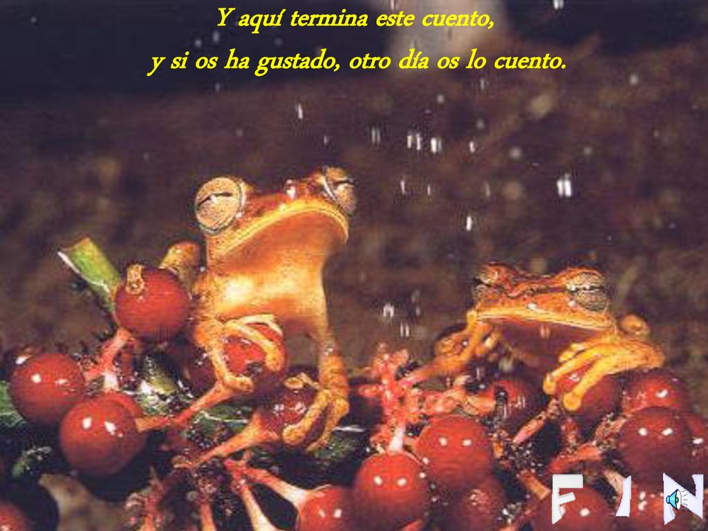 Y aquí termina este cuento, y si os ha gustado, otro día os lo cuento.