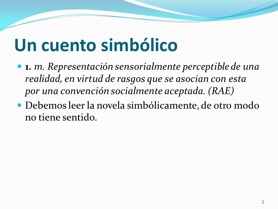 Un cuento simbólico