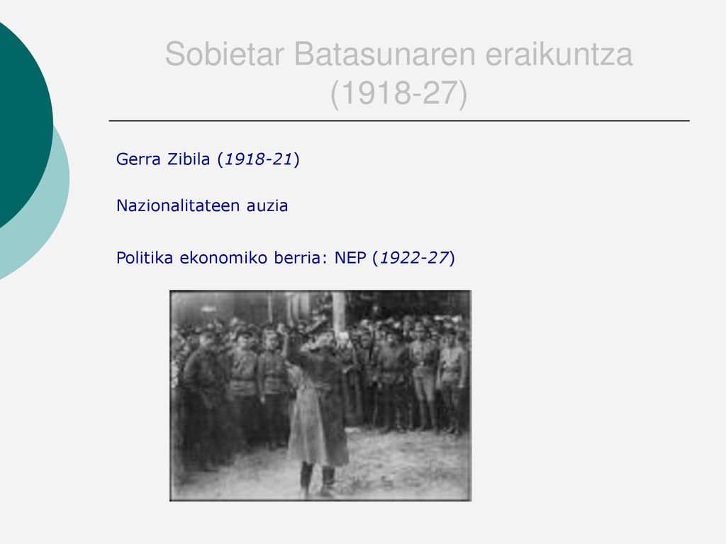 Sobietar Batasunaren eraikuntza ( )