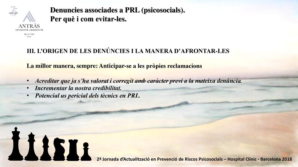 Denuncies associades a PRL (psicosocials). Per què i com evitar-les.