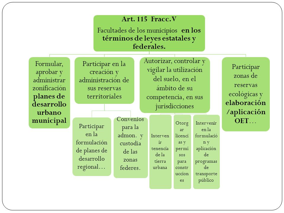 Participar zonas de reservas ecológicas y elaboración /aplicación OET…