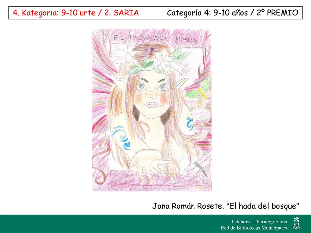 4. Kategoria: 9-10 urte / 2. SARIA Categoría 4: 9-10 años / 2º PREMIO