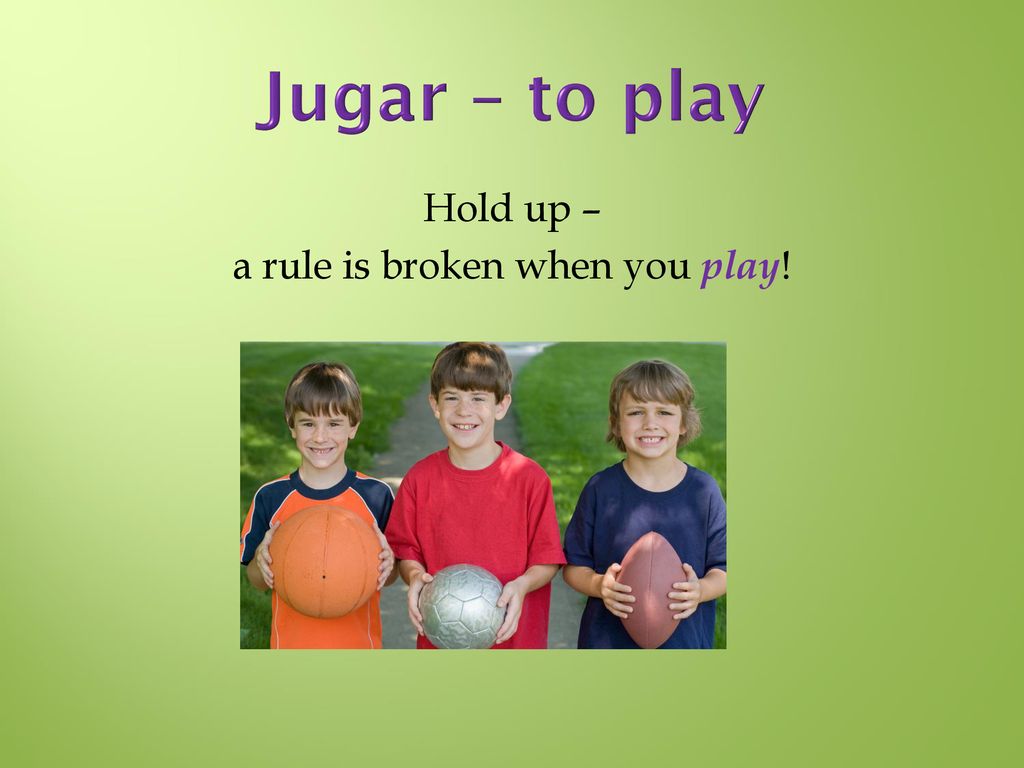 Hold up – a rule is broken when you play!
