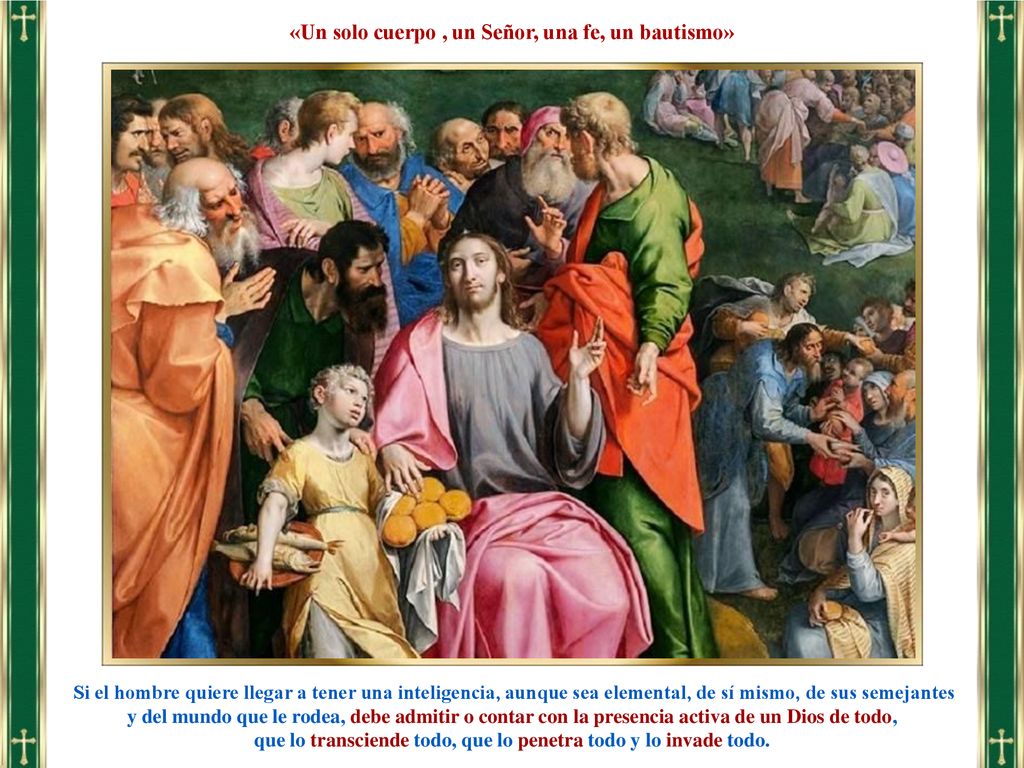 «Un solo cuerpo , un Señor, una fe, un bautismo»