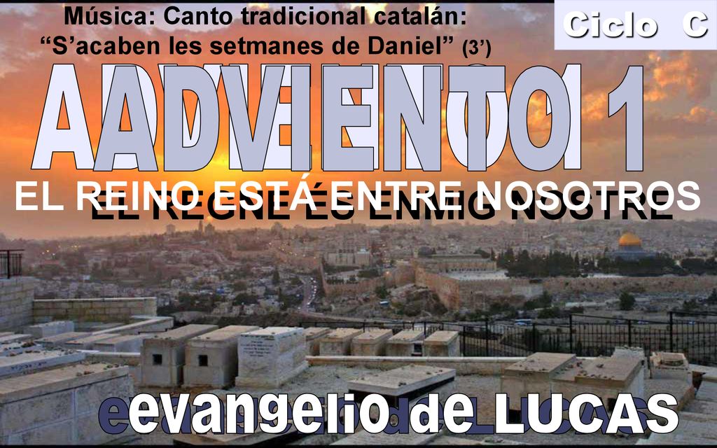EL REINO ESTÁ ENTRE NOSOTROS EL REGNE ÉS ENMIG NOSTRE