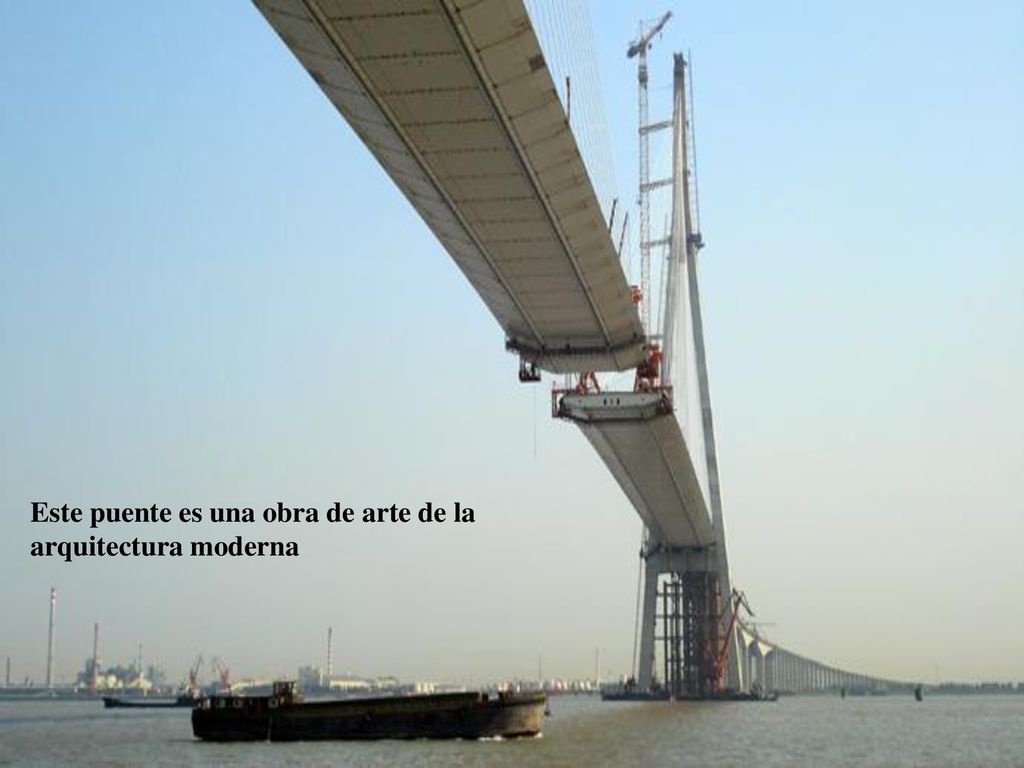 Este puente es una obra de arte de la arquitectura moderna