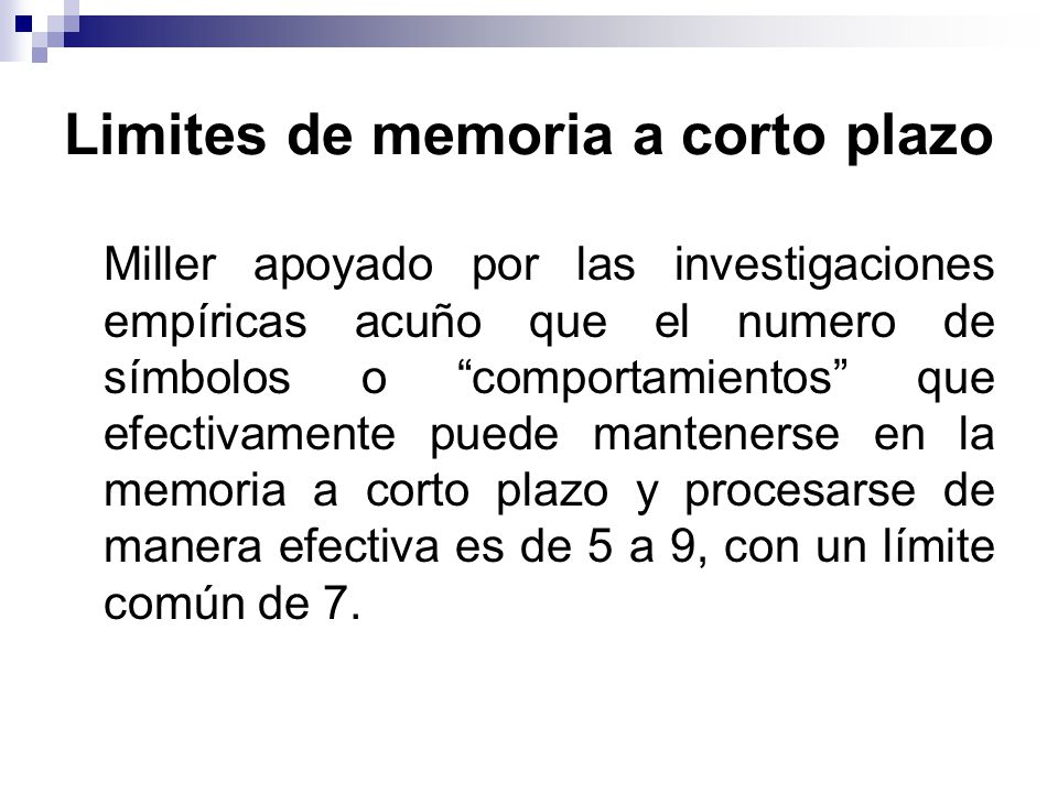 Limites de memoria a corto plazo