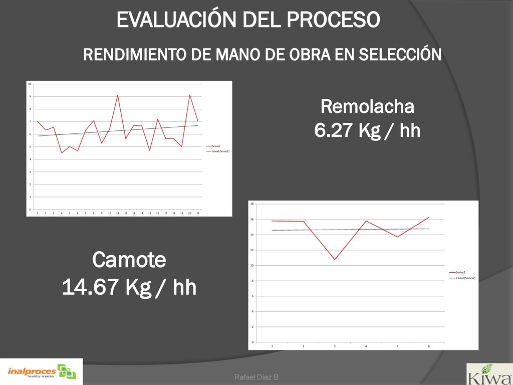 EVALUACIÓN DEL PROCESO RENDIMIENTO DE MANO DE OBRA EN SELECCIÓN