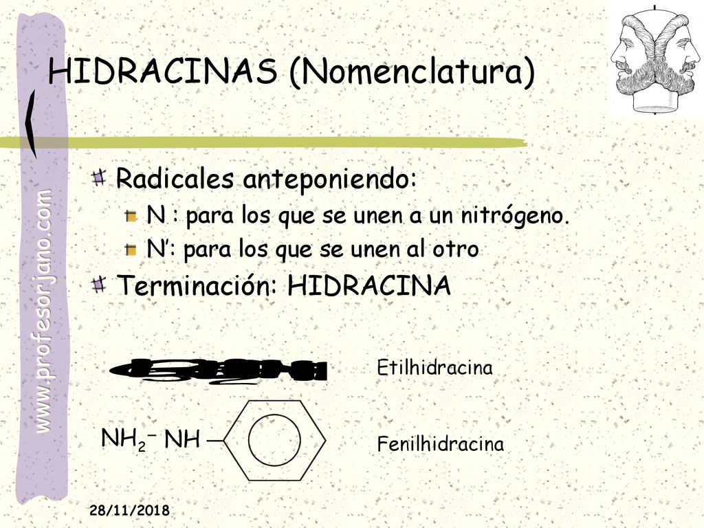 HIDRACINAS Química Orgánica 28/11/ Ppt Descargar